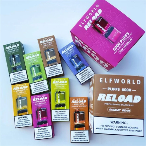 Elf World Reload 6000 Puff Disposable Kit Vapes