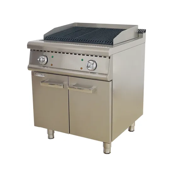 Electric Durable Bbq Grills Barbecue Lava Rock Grill With Cabinet