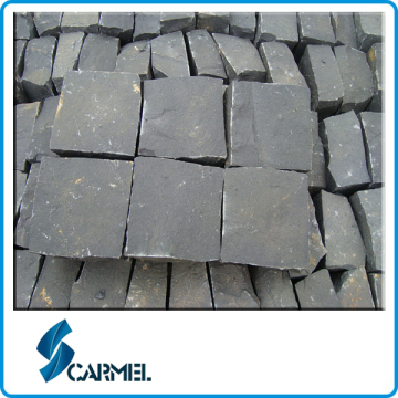 China Black Basalt Granite Cobblestone for Paving (P2)