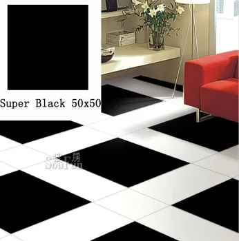 Floor Ceramic Tiles LJ502 ***Black Color***