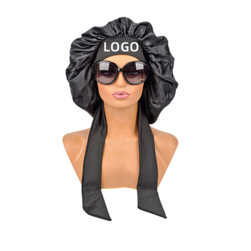Logo disesuaikan Satin Silk Bonnets &amp; Hair Wraps for Women