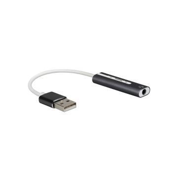 Direct Manufacturer's Sales: Adjustable Volume Cable USB 7.1 Sound Card with Aluminum Alloy Single Hole
