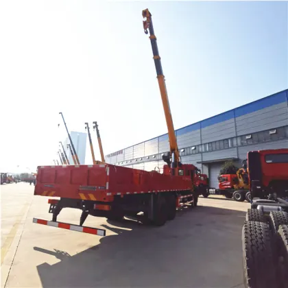 DONGFENG 6x4 Xugong 14 tons truck mounted crane