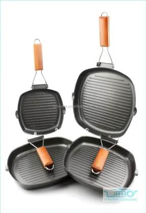 Hot Sale Kitchenware: Aluminium Fry Pan - Rectangle Non Stick Grill Pan