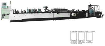 WFBD-600TB-Z Concave End Plastic Zipper Bag Machine, High Speed Vertical