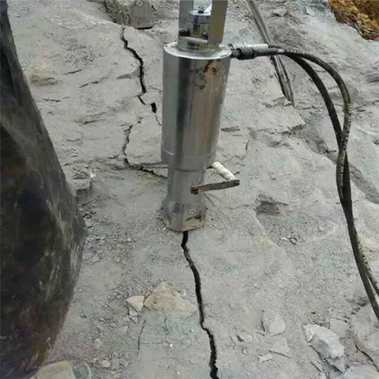 rock and concrete hydraulic mining splitter machine