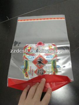 Plastic Bottom Gusset Bag For Food