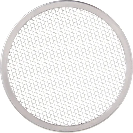 Hot Sale Round Aluminum Pizza Mesh Screen Baking Tray