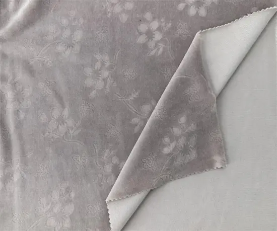 High quality navy blue velvet material