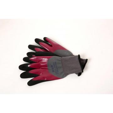 Покрытые истирающие рабочие перчатки