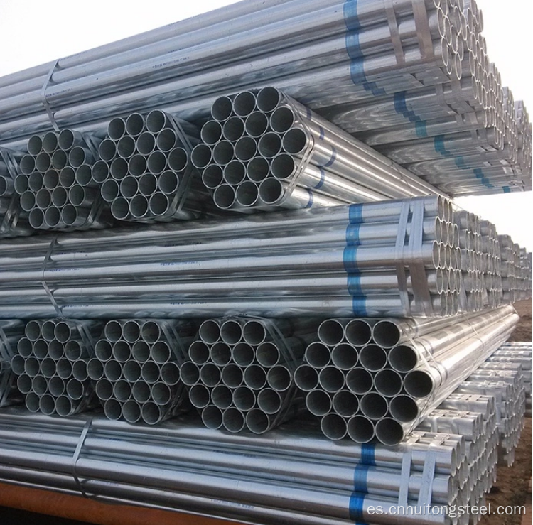 Tubo de acero galvanizado soldado ASTM A252