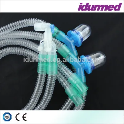Disposable PVC Medical Ventilator Breathing Circuit Hose
