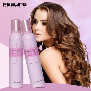 Factory OEM ODM 280ML Lightweight Hair Bounce Foam with Vitamin B5 for Volume Mousse