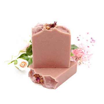 Ιδιωτική ετικέτα Natural Rose Αιθέριο έλαιο χειροποίητο οργανικό σαπούνι