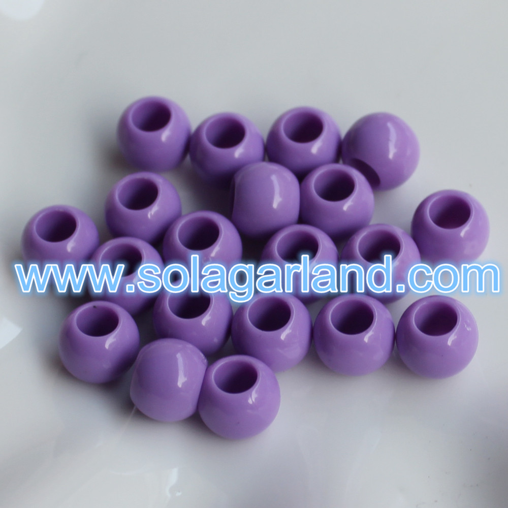 Big Hole Acrylic Plastic Beads