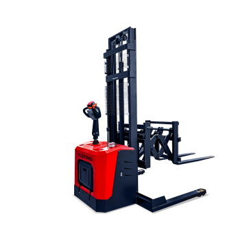 Full Electric 1.5T-2T Stand-on Electric Pallet Stacker for Warehouse