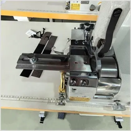 Pneumatic Leather Belt Head Skiving Machine Auto Sharpening System Servo Motor Auto Footswitch Leather Skiver DL-75068
