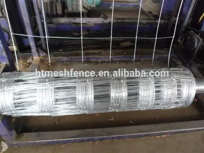 galvanized hinge joint field fence/hinge joint galvanized grass fence factory