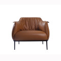 Modern Archibald Leather Accent Chair Replica