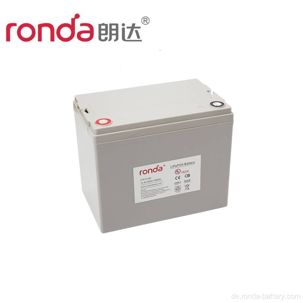 12,8 V 60AH 768WH LIFEPO4 Batterie SLA -Batterieersatz