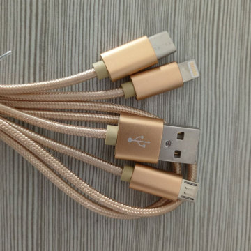 3 in 1 Schnellladekabel