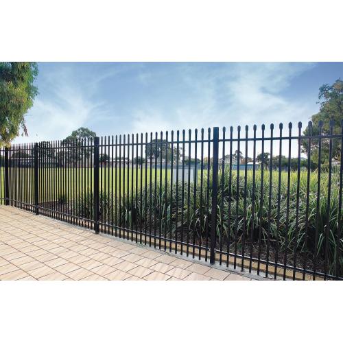 pvc coated ornamental wrought iron fence