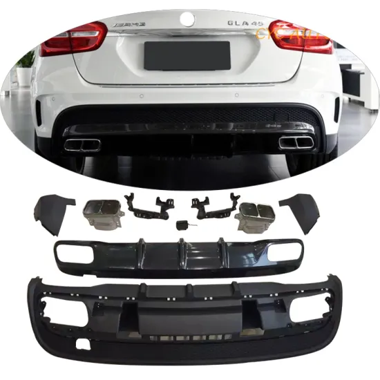 GLA45 Rear Assembly Diffuser Upgrade for Mercedes Benz GLA Class X156 by CYC AUTO 2015-2016