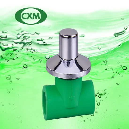 PP-R concealed valve with handle