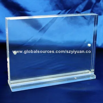 Acrylic Sign Holder Frame, 2 Magnets on Each Piece, High-polishing on All EdgesNew