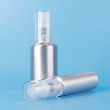 pump head screw aluminum bottle empty