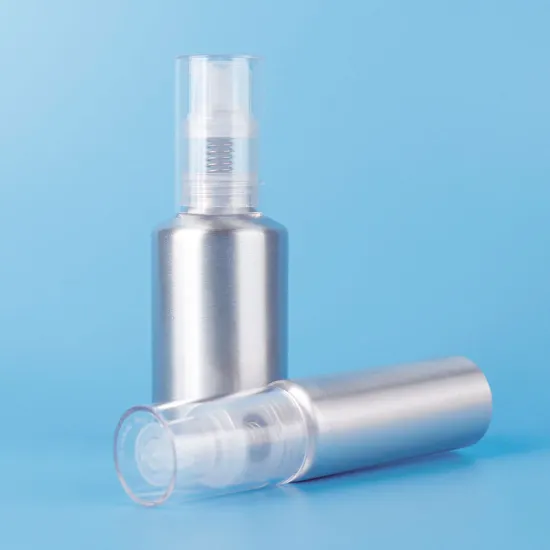 pump head screw aluminum bottle empty