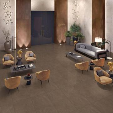 Brown Marble Effect Polished Porcelain Tile