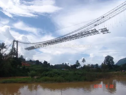 TLLS wire ropes crane in the bridge construction