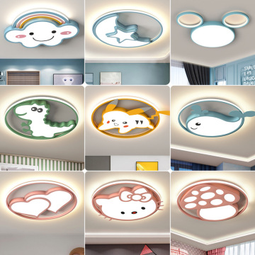 Modern Cute Macaron Cloud Cartoon LED Ceiling Lamp for Children's Room