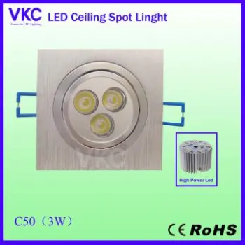 3x1W  LED Recessed ceiling Lights energy saving high lumens,CE,ROHS