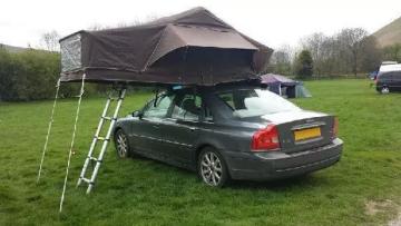 Car tent for self-driving travelling