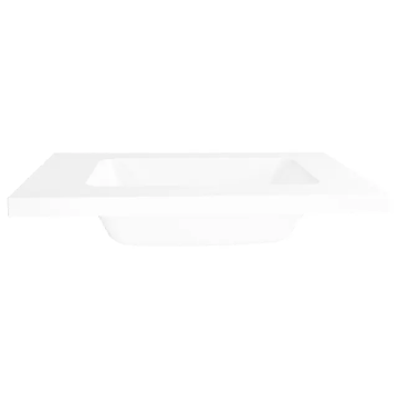 2024 Lizhen Vanity Cast Stone Wall-Mounted and Counter Top Washing Sink for Bathroom