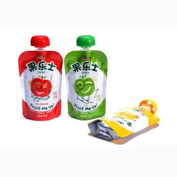 Food Grade Custom Printed Shaped Spout Pouches Bags