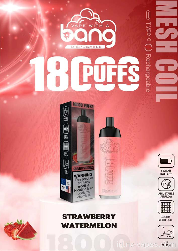 Bang Crown Bar 18000 Puffs Vape Wholesale