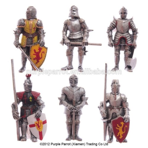6 Assorted Medieval Knight Fridge Magnet