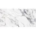 Telha de piso cerâmico branco 900x1800mm Marble Look