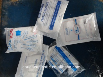 plastic hand gloves