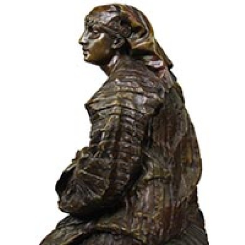 Classical Bronze Sculptures Set with Mythological Figure