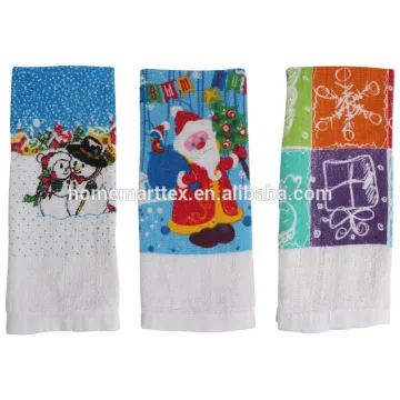 christmas design print kitchen cotton terry tea towel china supplier bulk buy from china
