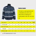 ANSI Hi Vis Construction Work Jacket in Navy