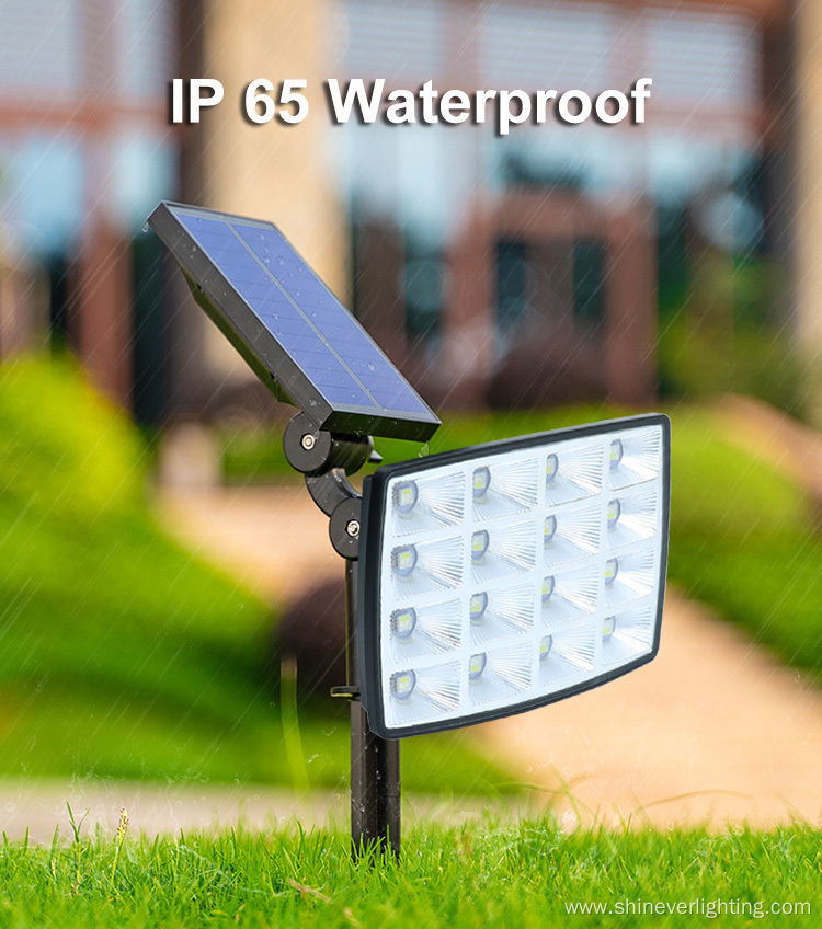 Solar Outdoor Colored Bottom Fixed Landscape Spotlight