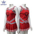 Tilpasset rød cheerleading klær ungdom muntre uniform