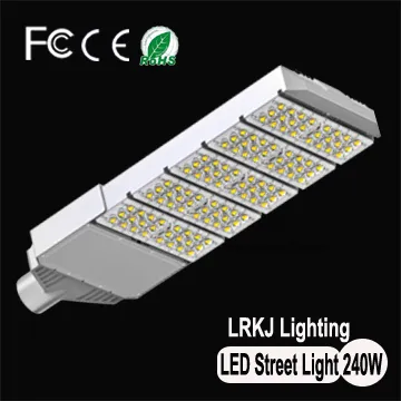 Meanwell driver 240w waterproof led street light,IP65 led street light