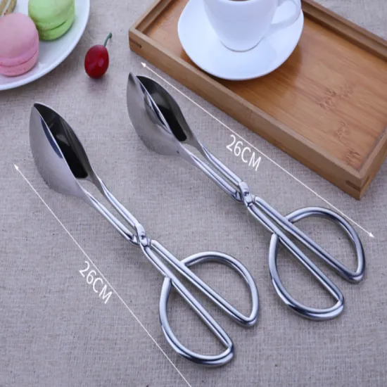 Stainless Steel Scissors Food Clip