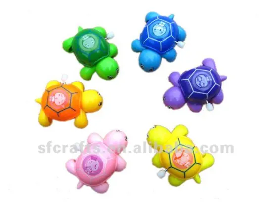 Cartoon tortoise plastic wind up toys